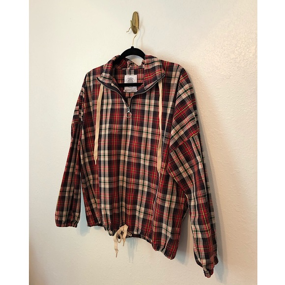 Urban Outfitters Plaid Oversized Windbreaker - Picture 2 of 11